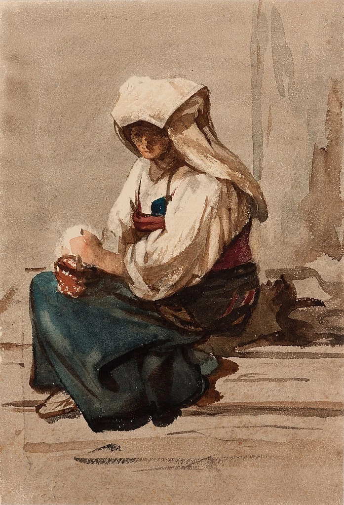 Julie Wilhelmine Hagen - Schwarz, Iitaliana, Tartu Art Museum's painting collection